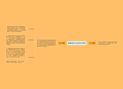 病毒性肝炎的预后及预防