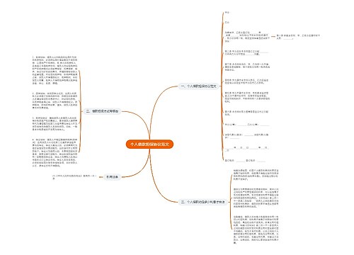 个人借款担保协议范文