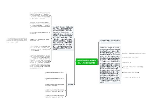 1998年的医疗损害改判适用了6年后的司法解释