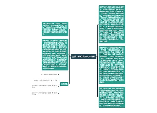 债权人代位权的文本分析