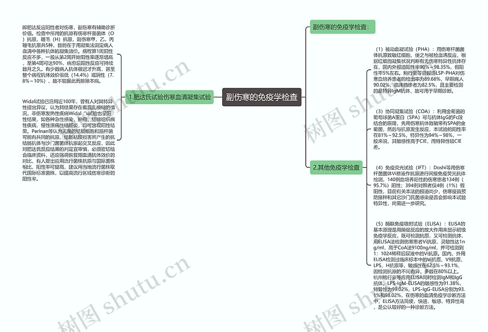 副伤寒的免疫学检查思维导图_编号p7236232-TreeMind树图