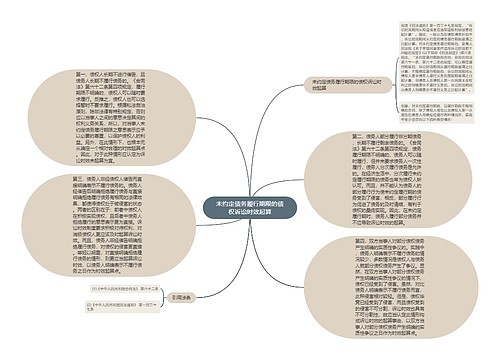 未约定债务履行期限的债权诉讼时效起算