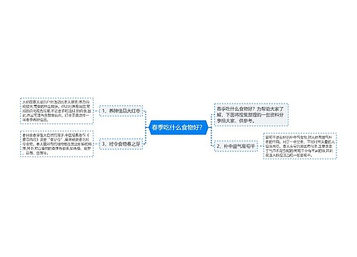 春季吃什么食物好？