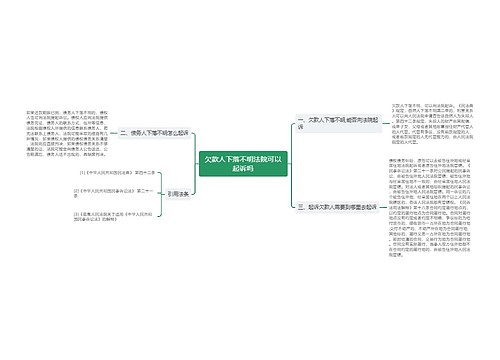 欠款人下落不明法院可以起诉吗