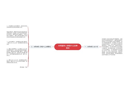 共同债务人承担什么法律责任