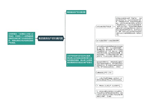 集资建房的产权归属问题