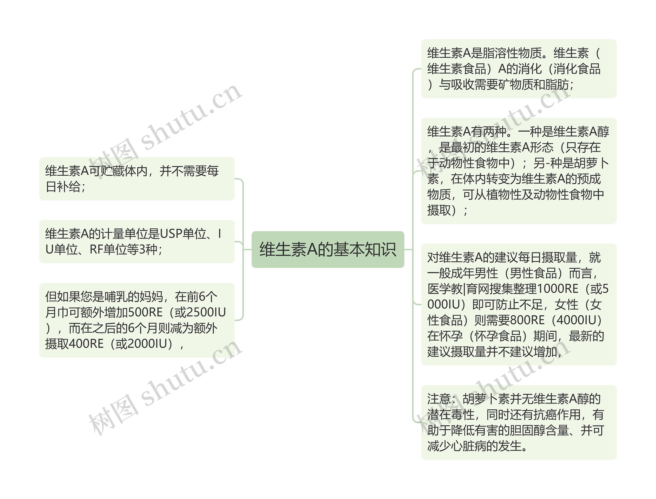 维生素A的基本知识