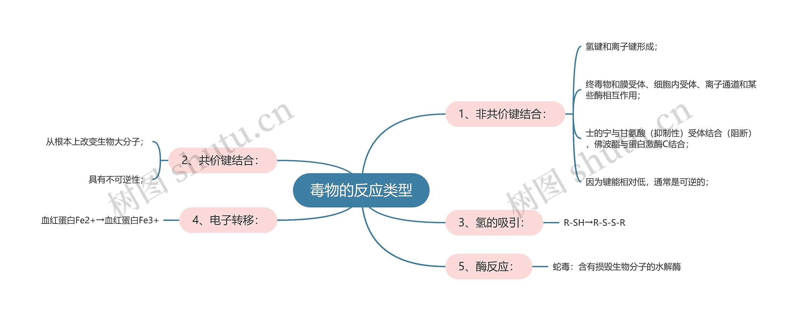 毒物的反应类型