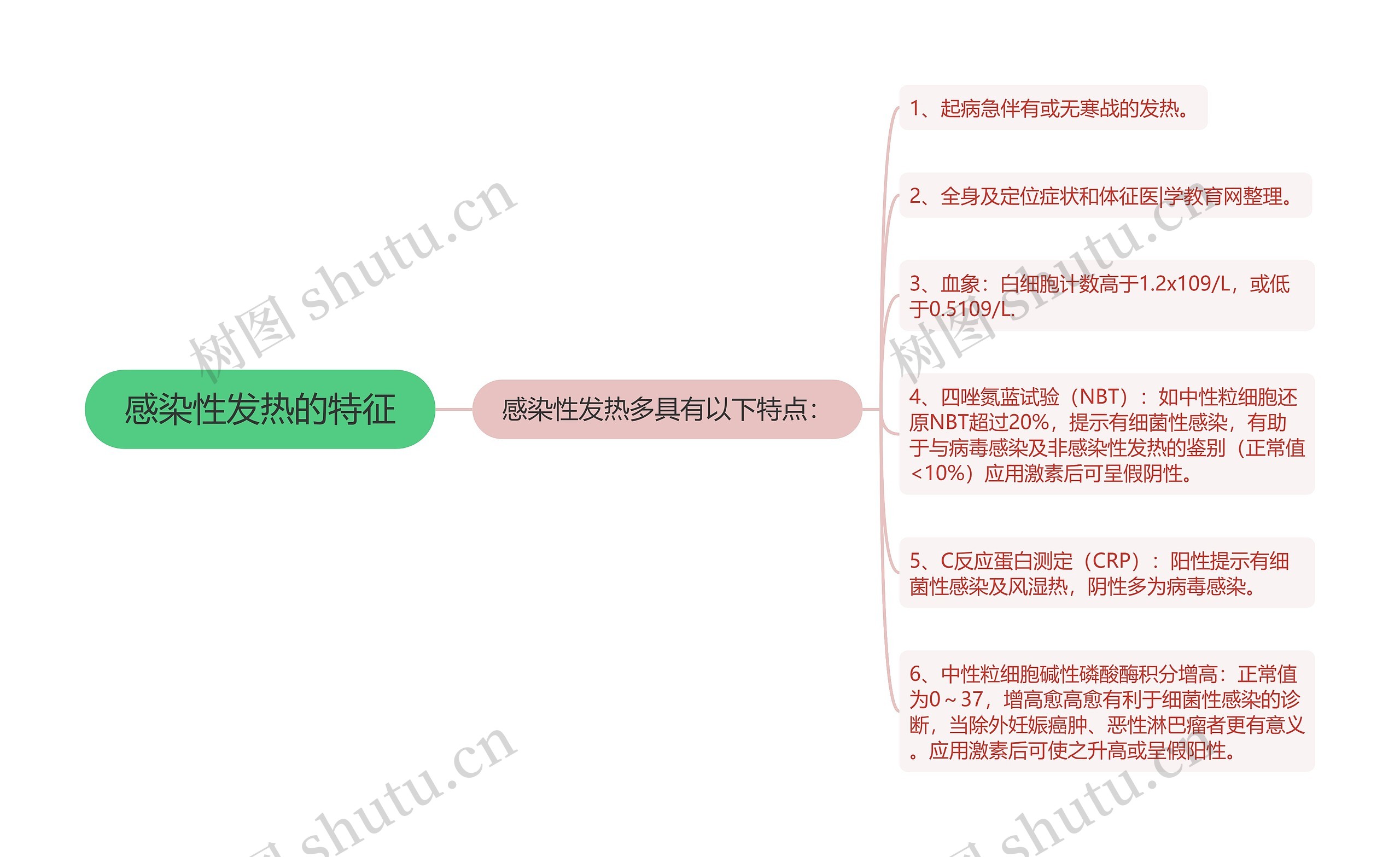 感染性发热的特征