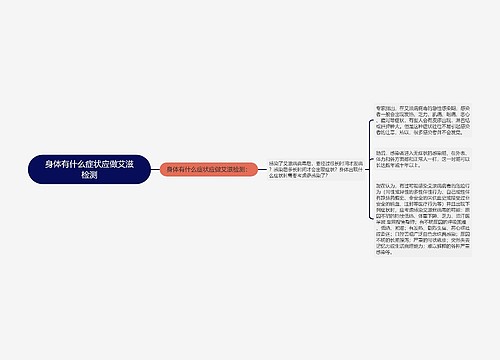 身体有什么症状应做艾滋检测