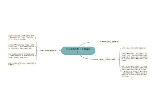 白米粥真的那么有营养吗？