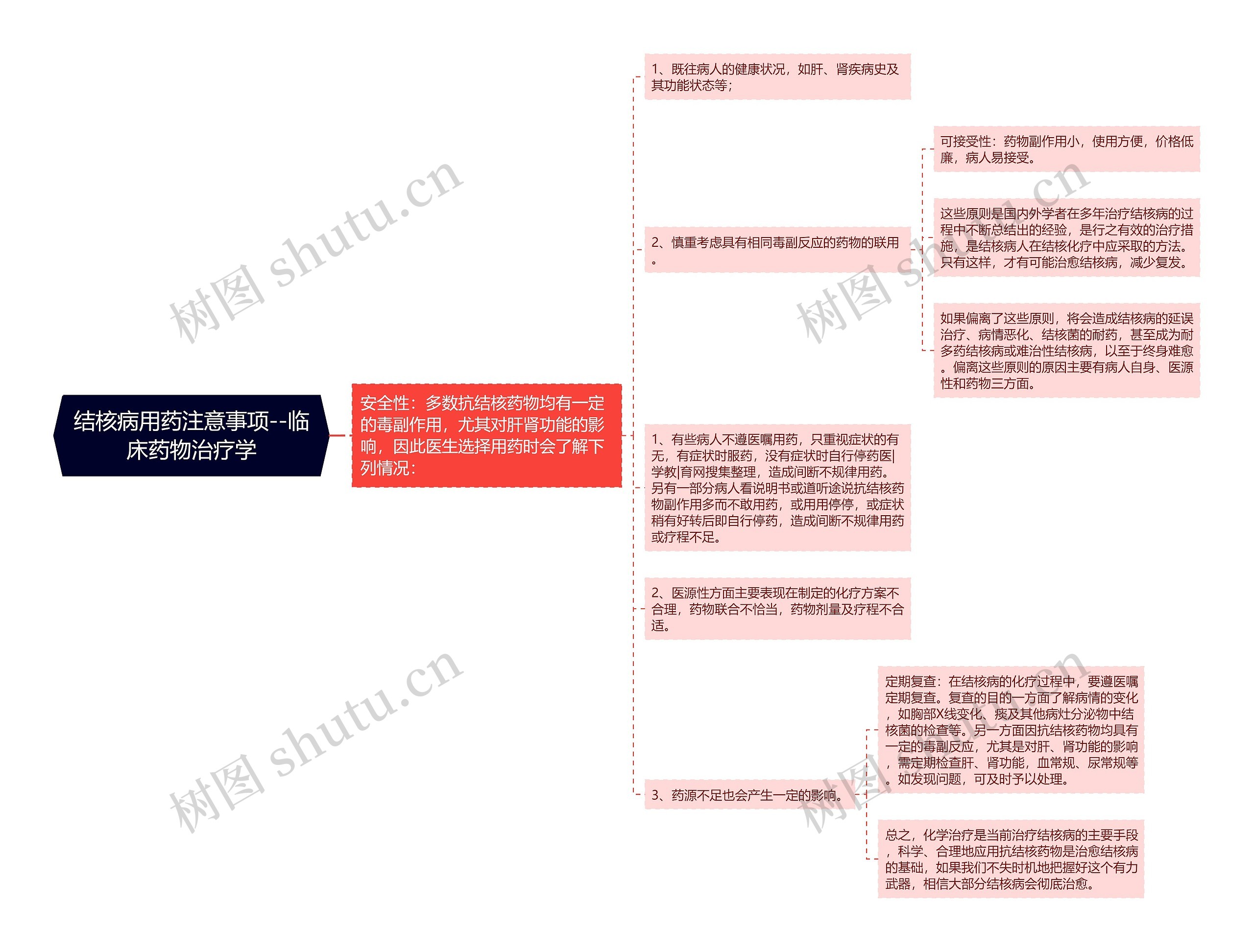 结核病用药注意事项--临床药物治疗学