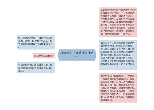 林则徐的讨债妙计是什么？