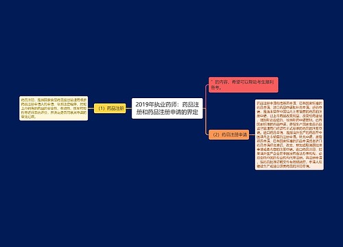 2019年执业药师：药品注册和药品注册申请的界定