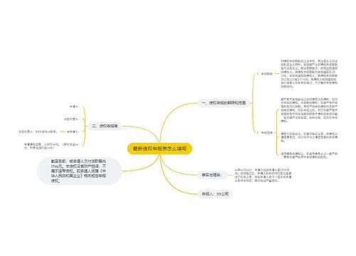 最新债权申报表怎么填写