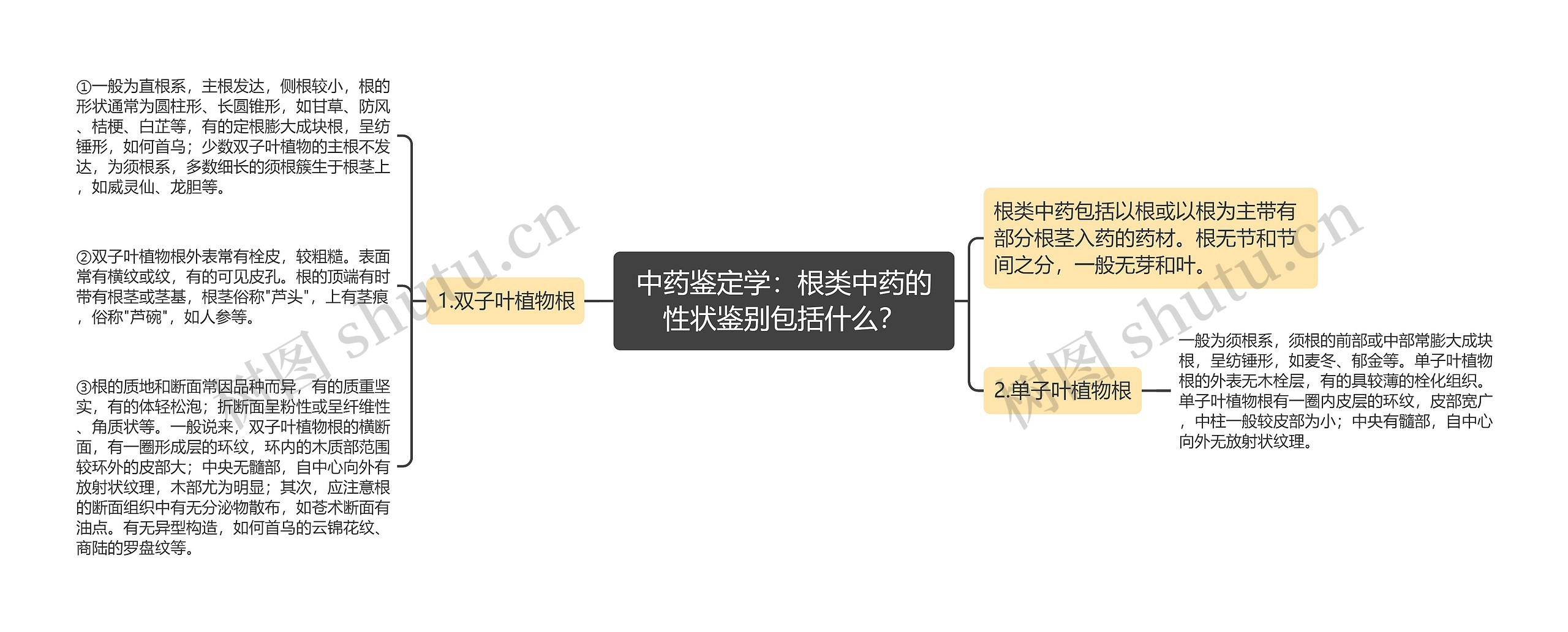 中药鉴定学:根类中药的性状鉴别包括什么? 中药鉴定学:根类中药的性状鉴别包括什么?