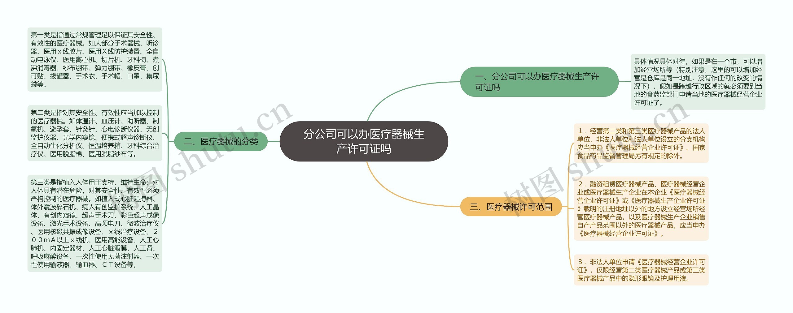 分公司可以办医疗器械生产许可证吗