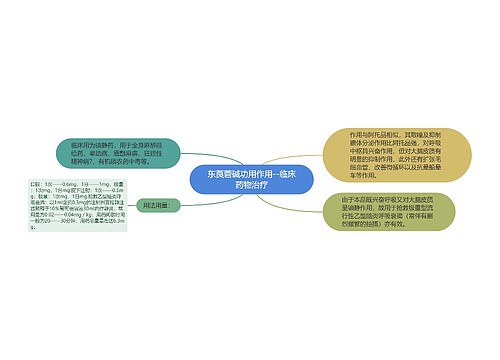 东莨菪碱功用作用--临床药物治疗