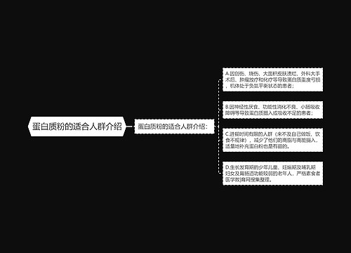 蛋白质粉的适合人群介绍