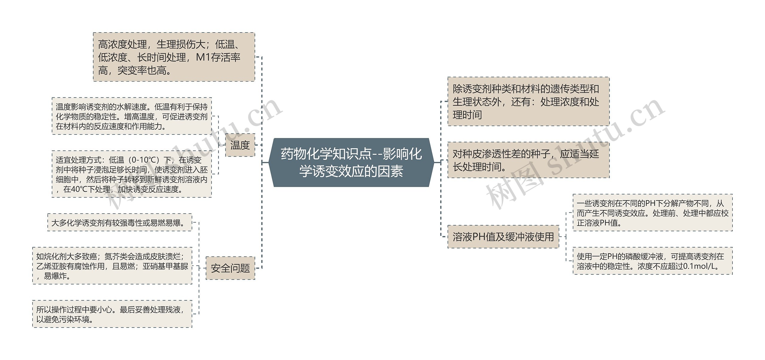 药物化学知识点--影响化学诱变效应的因素