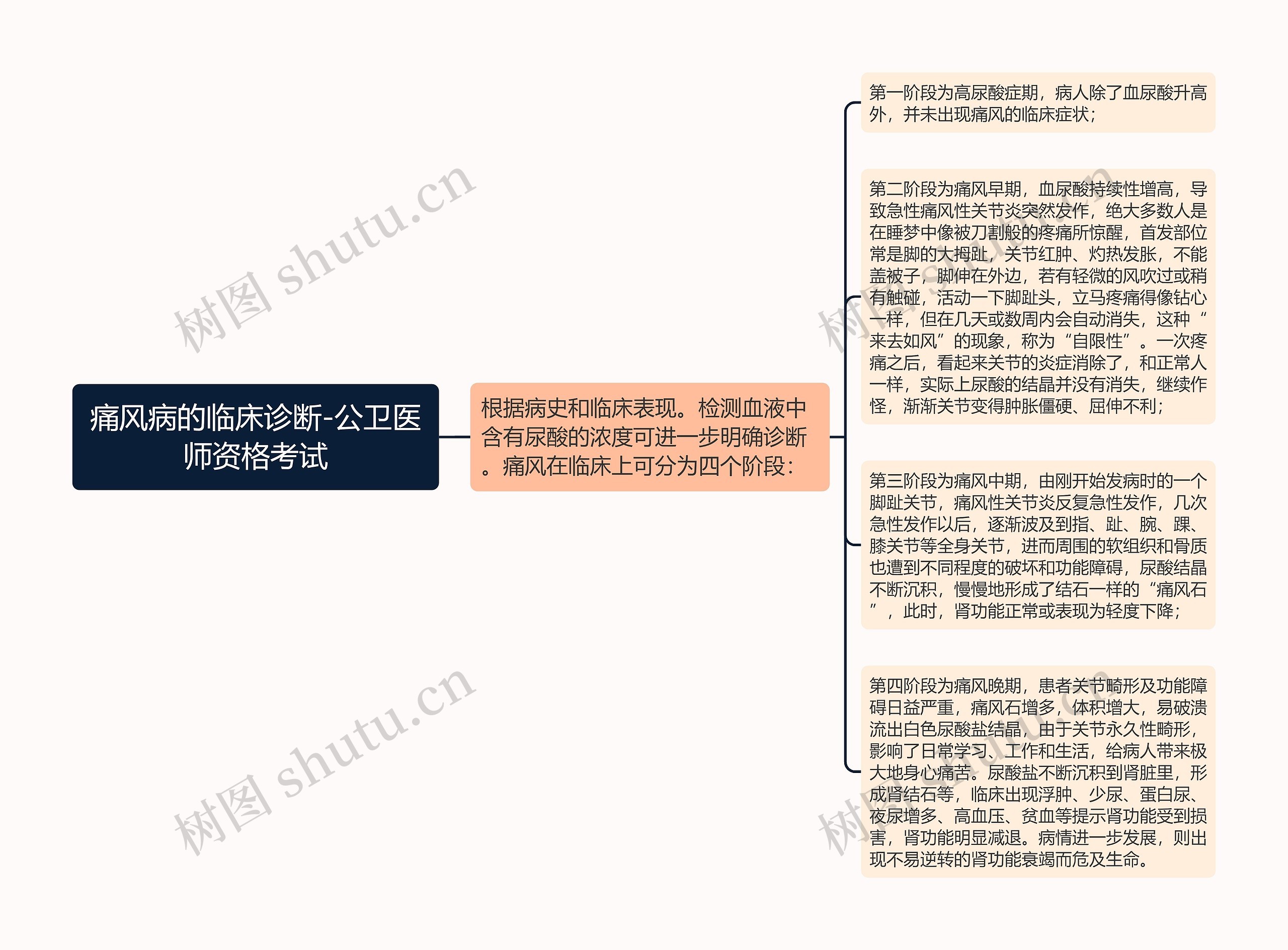 痛风病的临床诊断-公卫医师资格考试