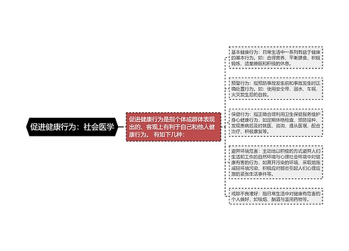 促进健康行为：社会医学