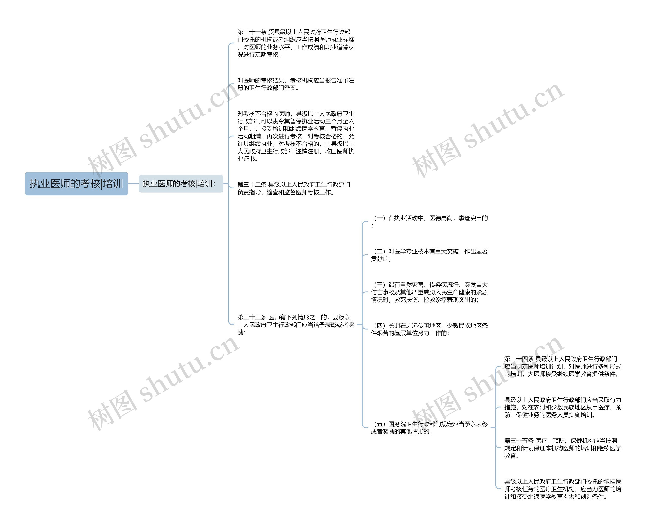 执业医师的考核|培训思维导图