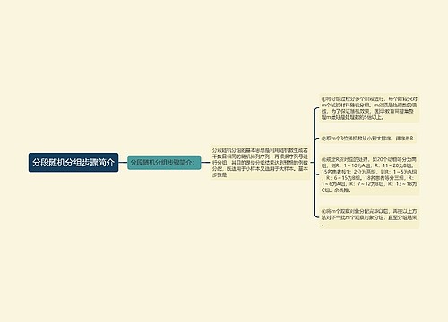 分段随机分组步骤简介