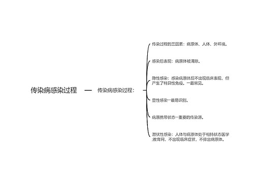 传染病感染过程