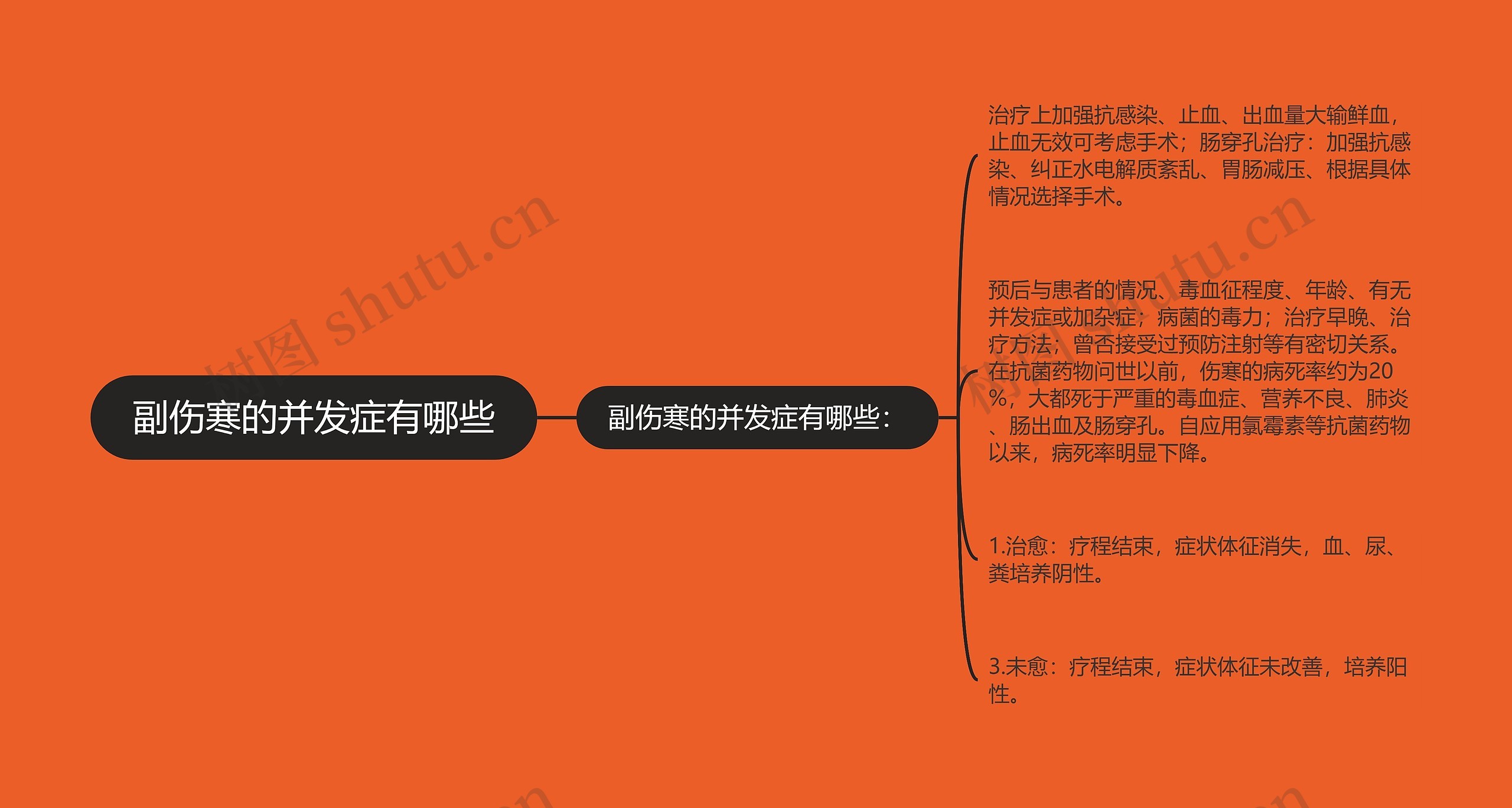 副伤寒的并发症有哪些思维导图