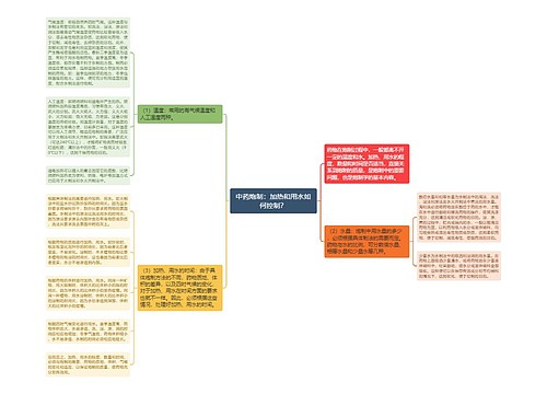 中药炮制：加热和用水如何控制？