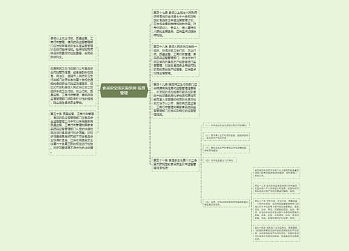 食品安全法实施条例-监督管理