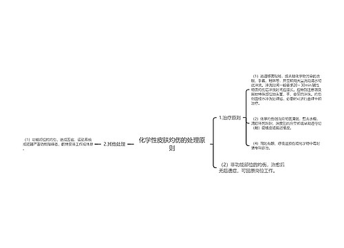 化学性皮肤灼伤的处理原则