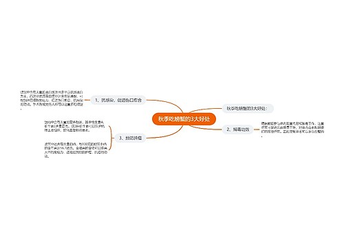 秋季吃螃蟹的3大好处