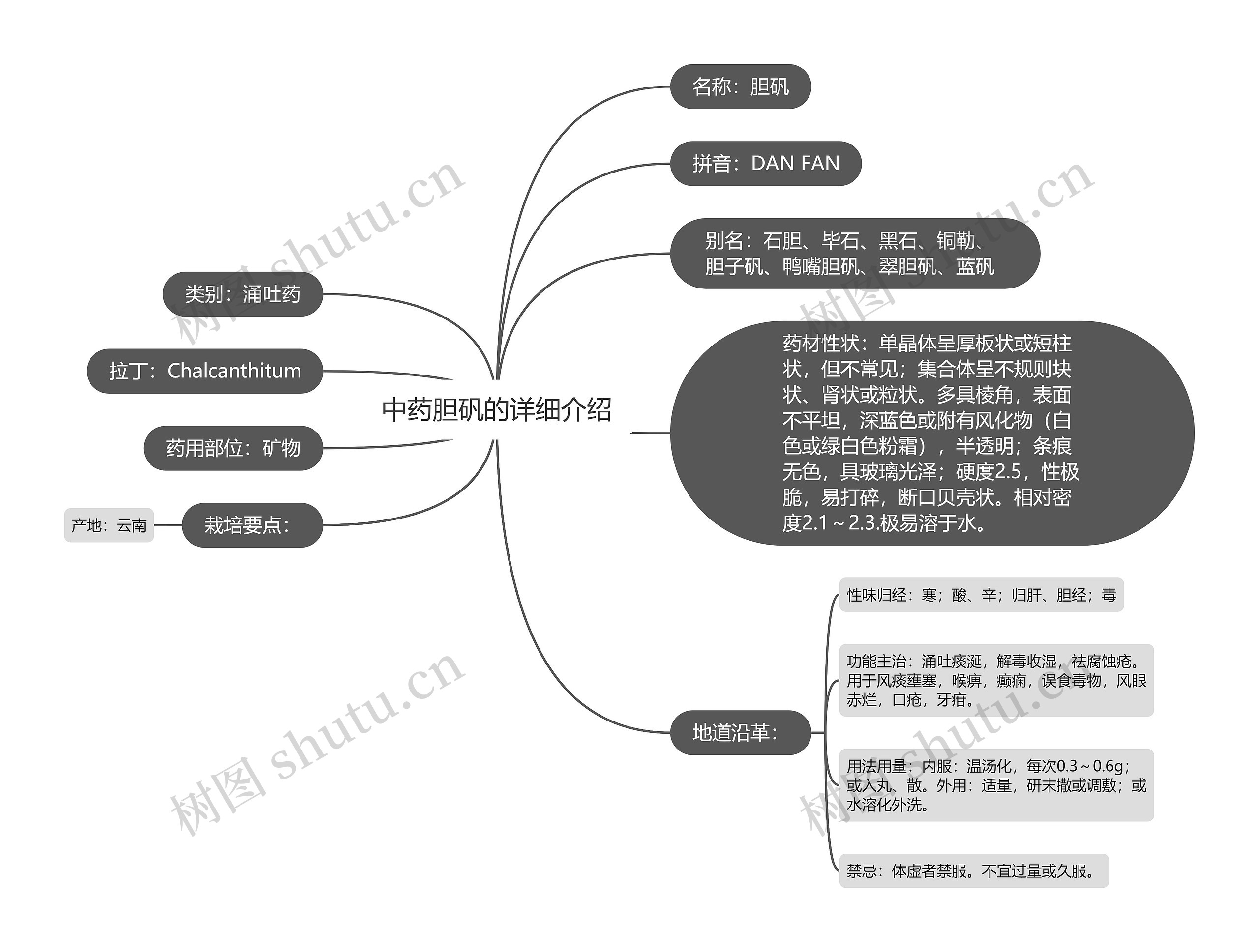 中药胆矾的详细介绍