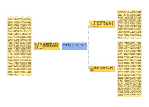 共益债务若干实务问题探讨