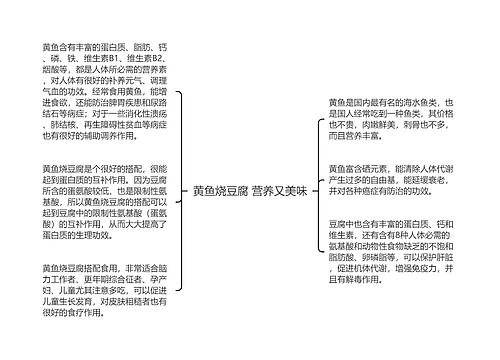 黄鱼烧豆腐 营养又美味