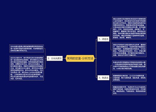 常用的定量-分析方法