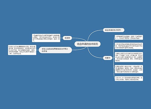输血申请的技术规范
