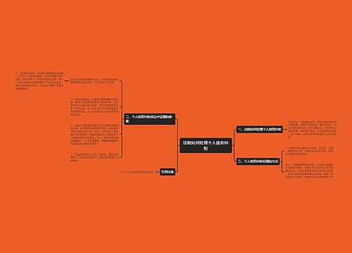 法院如何处理个人债务纠纷