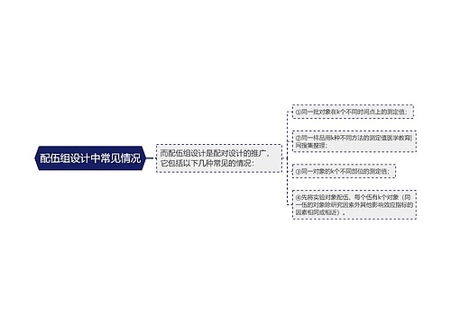 配伍组设计中常见情况