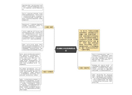 性接触以外的性病感染途径