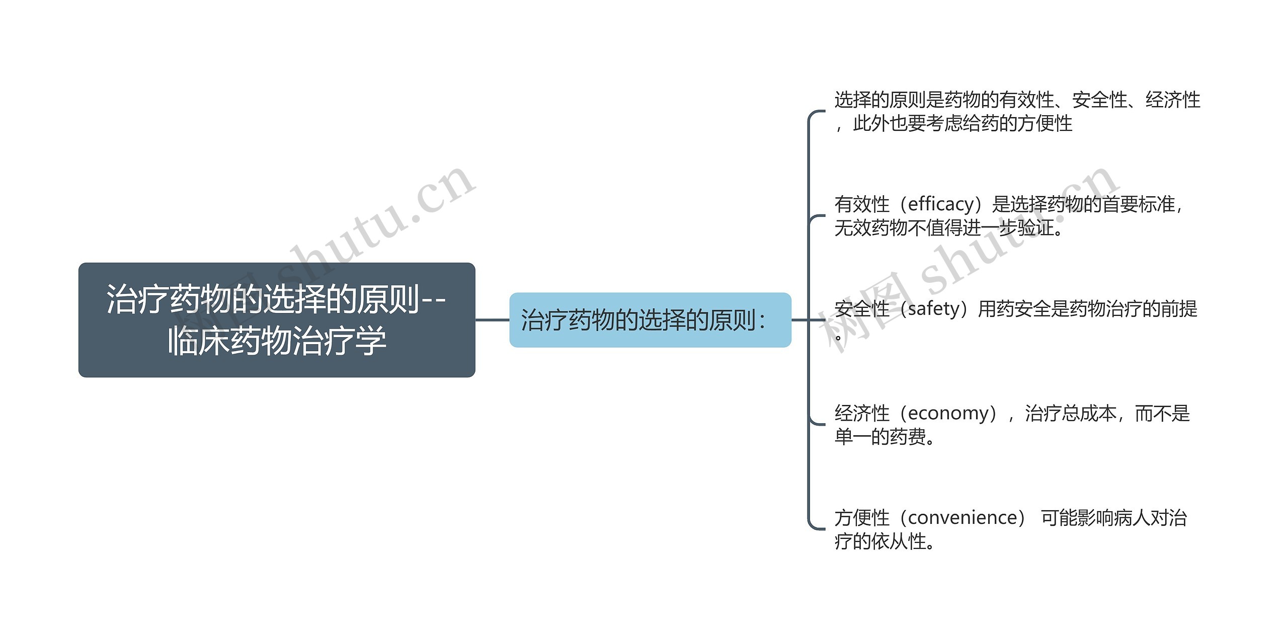 ​治疗药物的选择的原则--临床药物治疗学