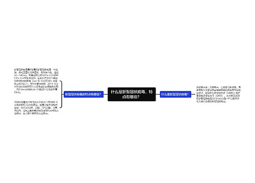 什么是新型冠状病毒，特点有哪些？