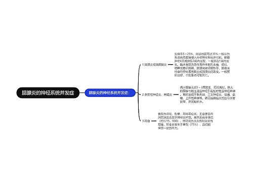 腮腺炎的神经系统并发症