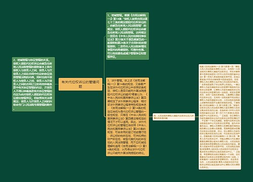 有关代位权诉讼的管辖问题