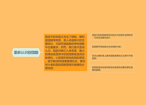 重新认识胆固醇