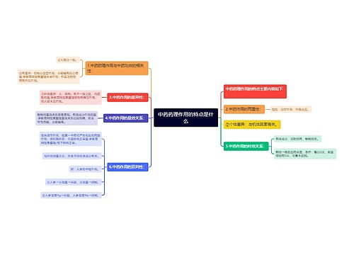 中药药理作用的特点是什么