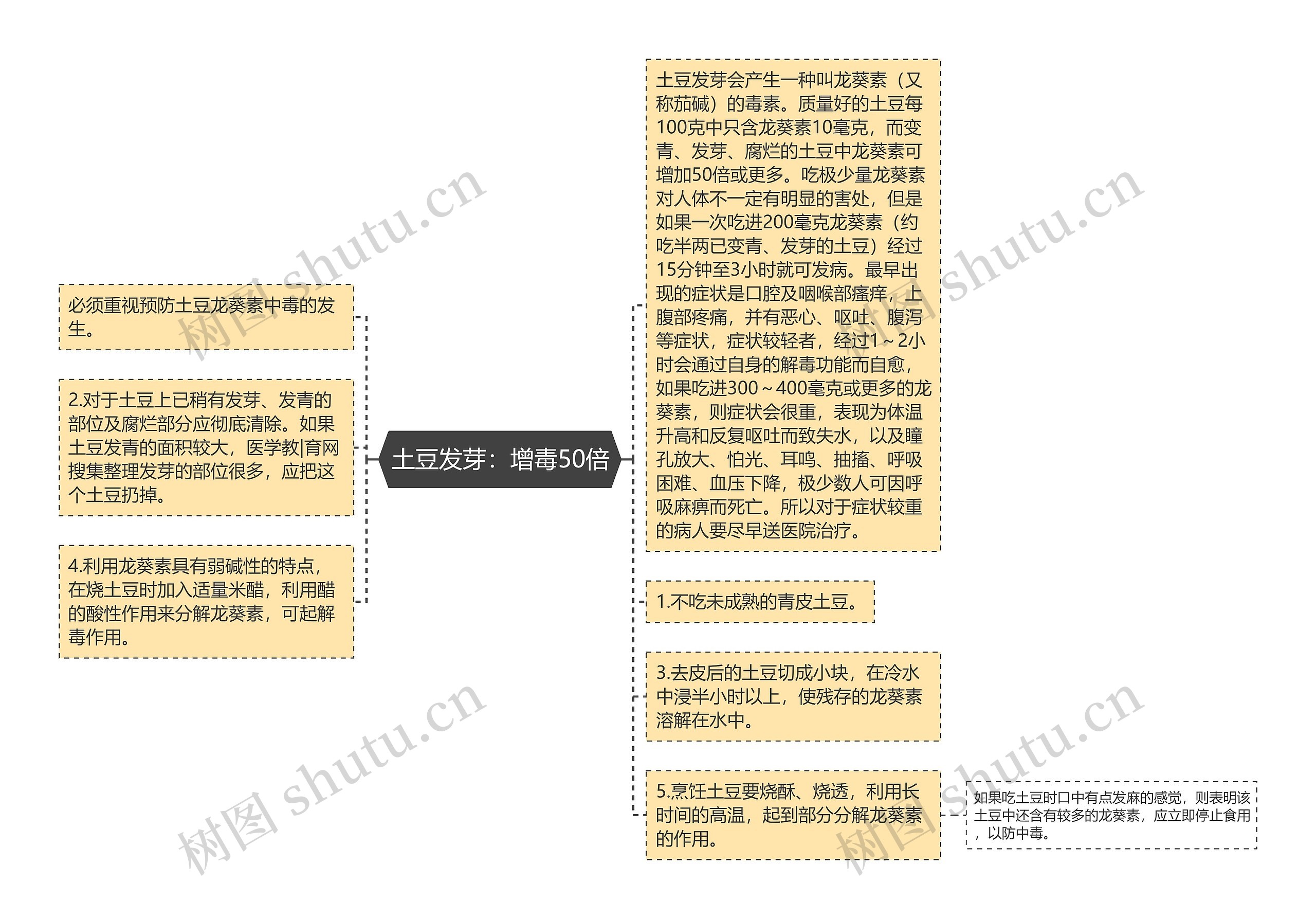 土豆发芽：增毒50倍思维导图