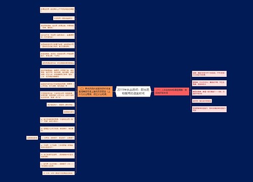 2019年执业药师：部分药物服用的适宜时间